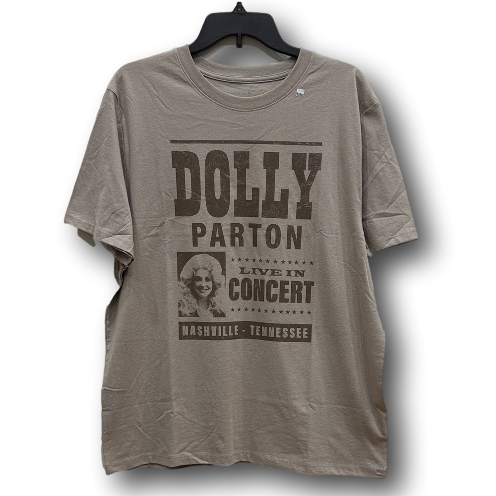 Dolly Parton "Live In Concert" Graphic T-Shirt - Size Large - NWT
